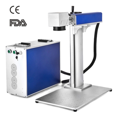 JPT MOPA M7 20W Rotary Slit 1064nm Fiber Laser Marking Machine Air Cooled Portable Laser Marker Engraving Maachine