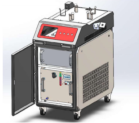 China Chint /Omron 1000W laser welding machine is handheld laser welding machine and fiber laser welding machine carbon metal steel