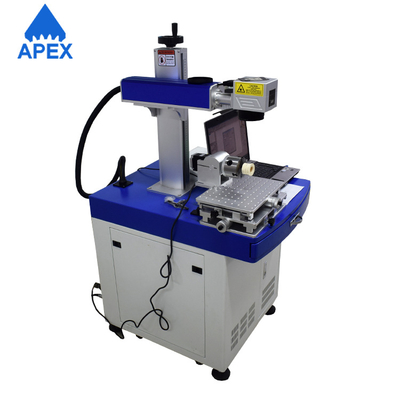 Automated Loading Low Price Lifting 500mm Bracket 10w 20w30w Fiber Optic Mini Color Mopa Raycus Deep Laser Marking Engraving Machine